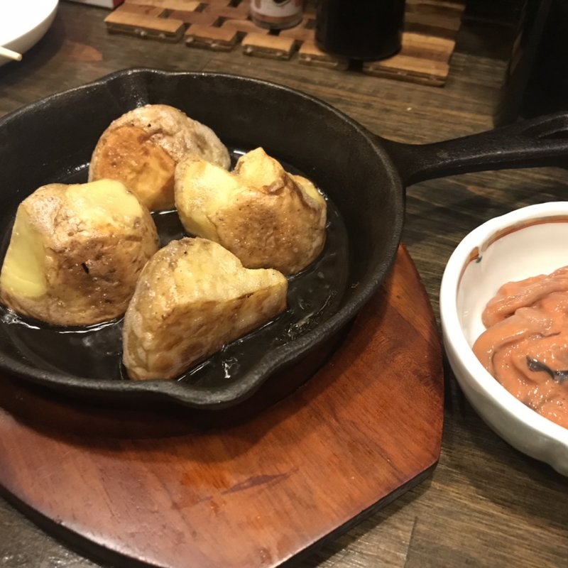 塩辛じゃがバター(さっぽろ亭)