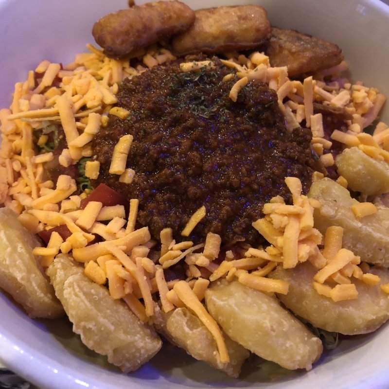 タコライス(魚のフリッターとエビのフリッター)(ジェリーズウノFC 大須店)