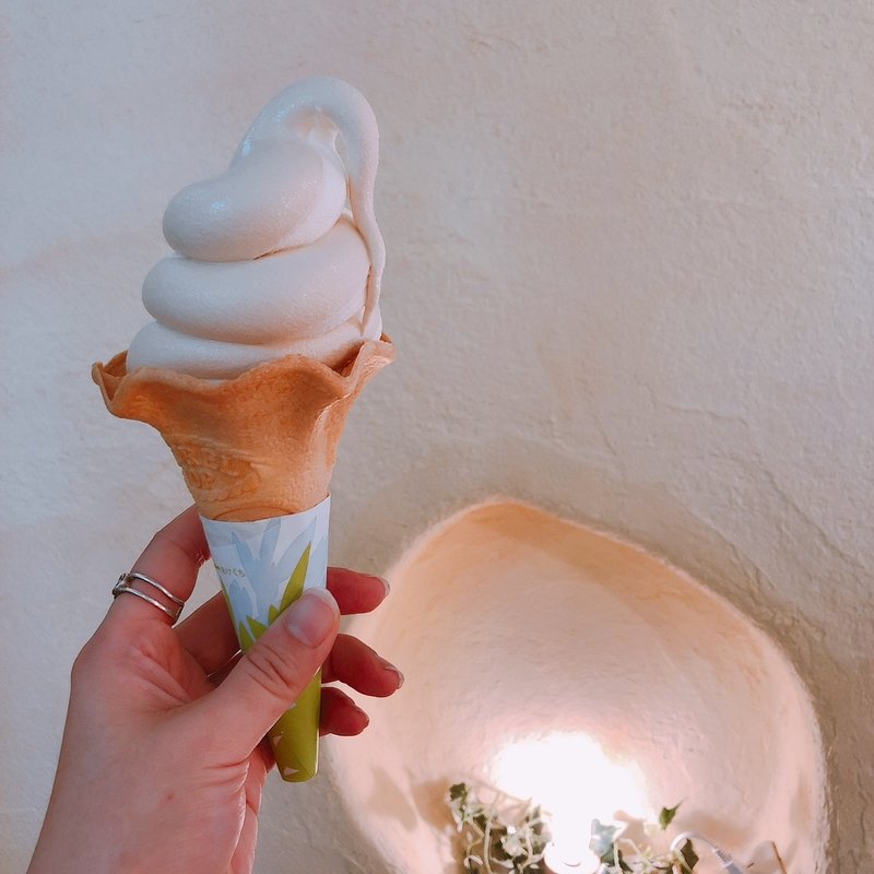 ソフトクリーム(プリンの森・カフェ)