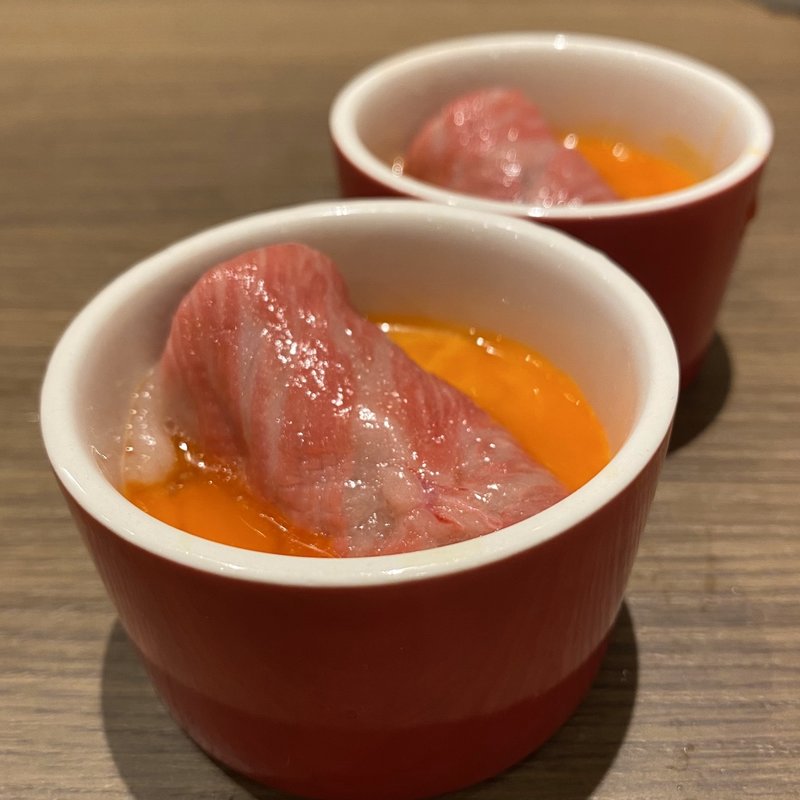 瞬間すき焼きカルビ(ヤキニク ぼんず 金山店)