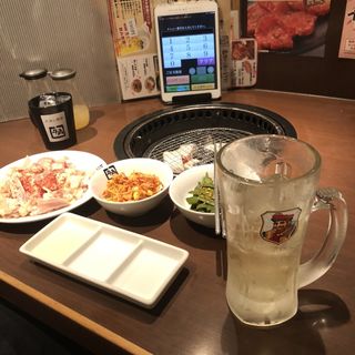 焼肉定食　白Mix(牛角 八柱店)