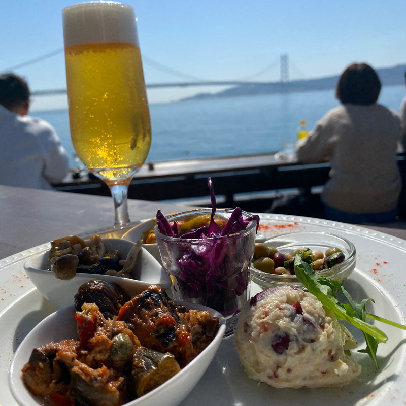 パエリア+前菜6種(ノーシャン)