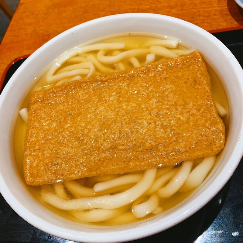 きつねうどん(因幡うどん 博多デイトス店)