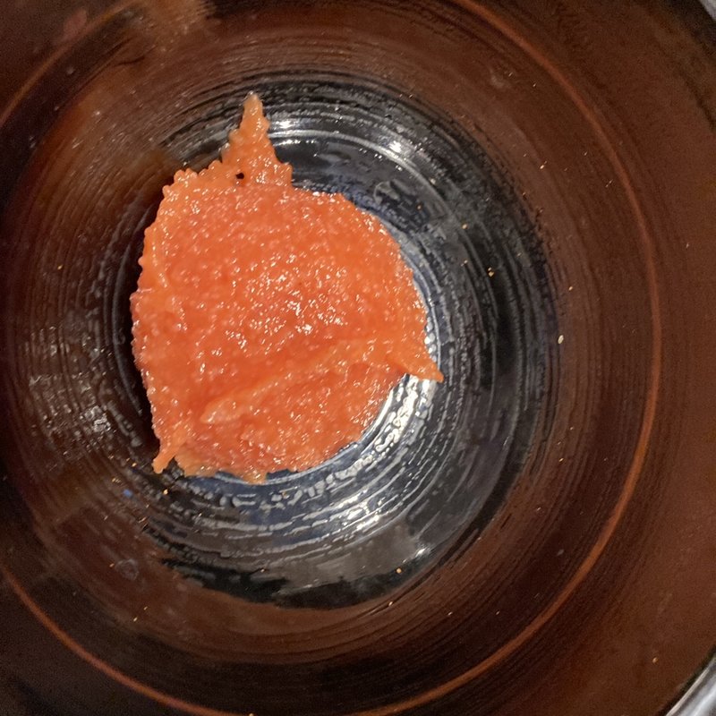 トッピング明太子(丸亀製麺早稲田店)