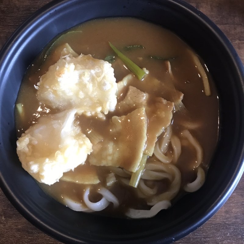 揚げ餅カレーうどん(蕎麦処 酒処 吉祥)