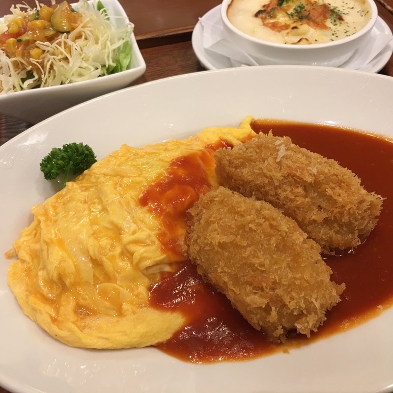 オムライスランチA(心斎橋ミツヤ あまがさきキューズモール店 )