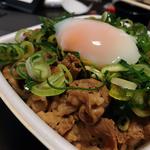 ねぎ玉牛丼