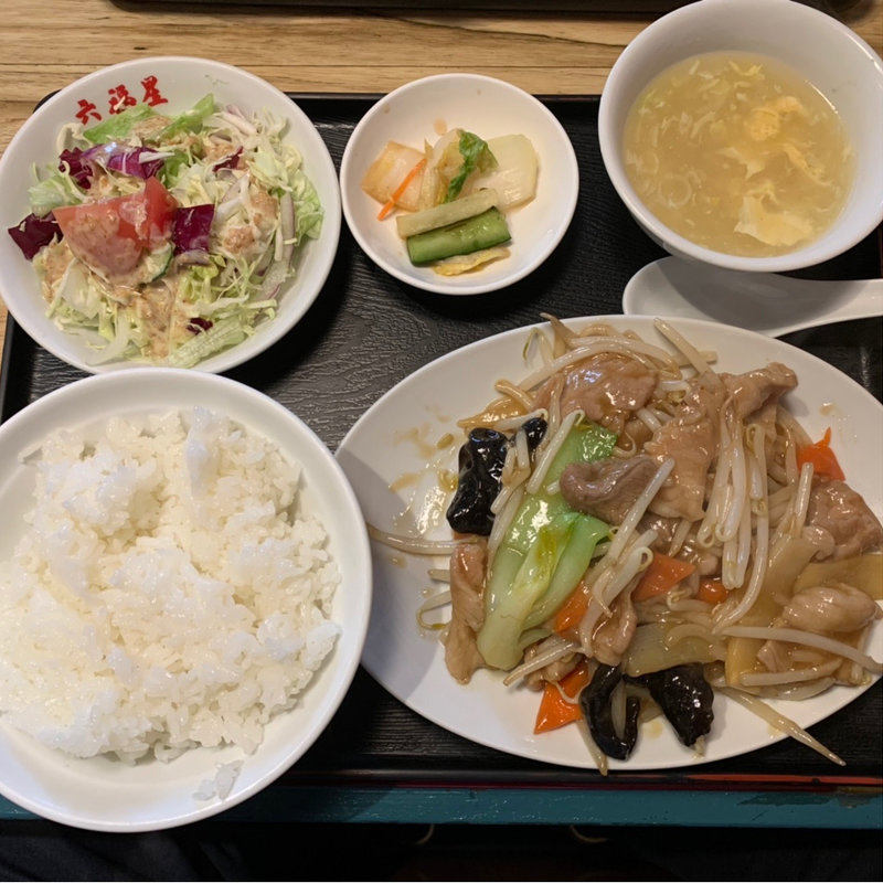 日替定食(豚肉と五目野菜のスタミナ炒め)(福星門 （フクセイモン）)