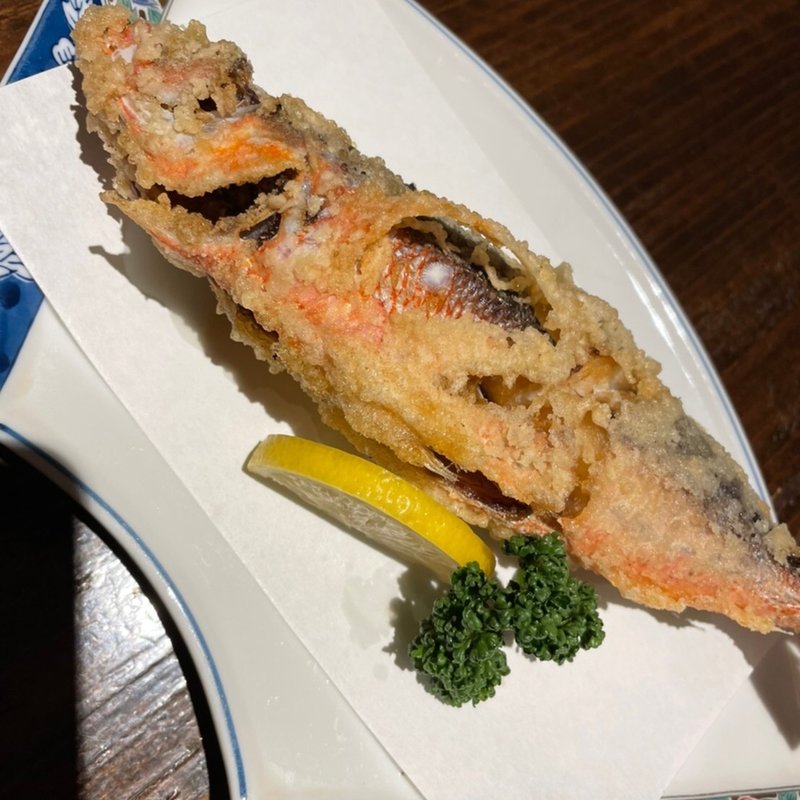 地魚の唐揚げ(奄美大島　ふじや)