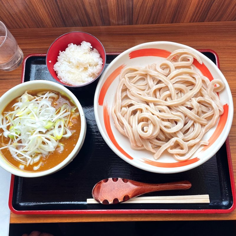 カレーうどん　400g  小ライス付(小平うどん 聖蹟桜ヶ丘店)