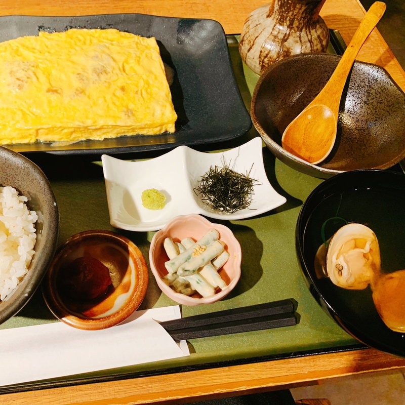 はまぐり出汁巻たまご定食(はまぐり庵 －吉祥別邸－)