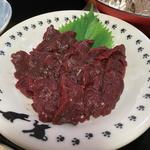 馬刺し(自宅)