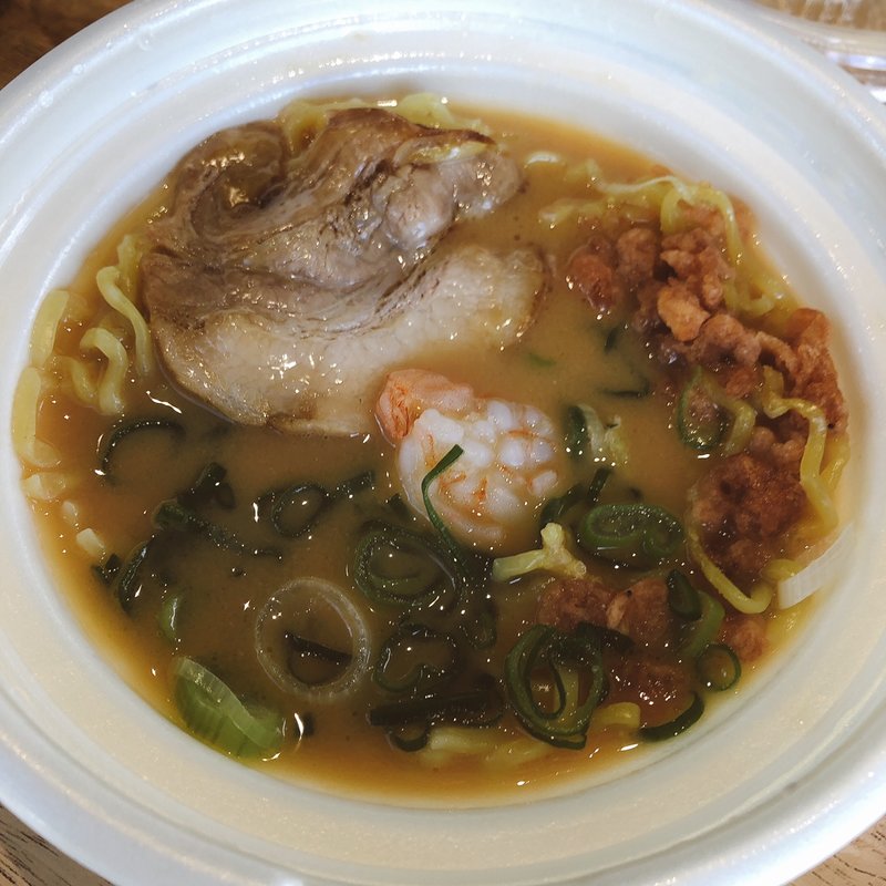 濃厚えび味噌ラーメン(セブン-イレブン 台東浅草橋3丁目店)