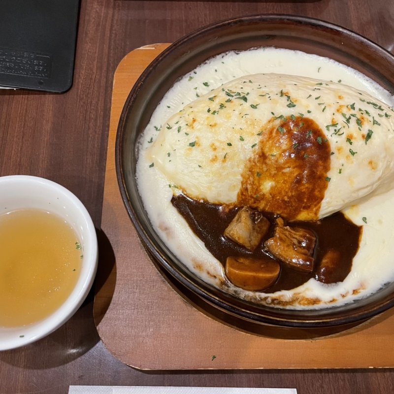 チーズインオムライスドリア(卵と私 渋谷八番街店)