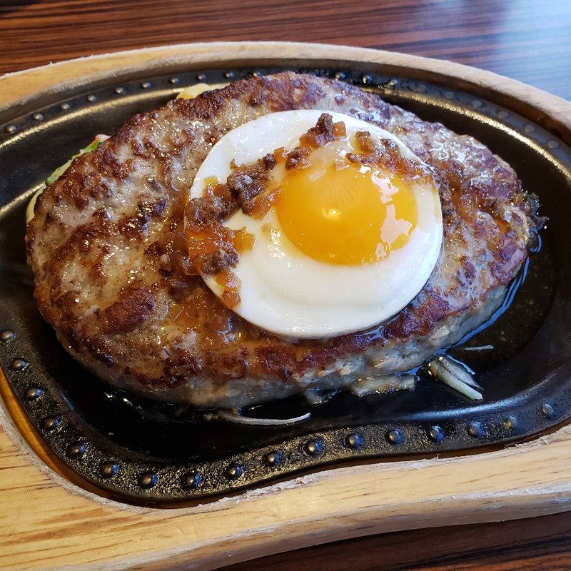 エッグバーグステーキ(びっくりドンキー光が丘店)