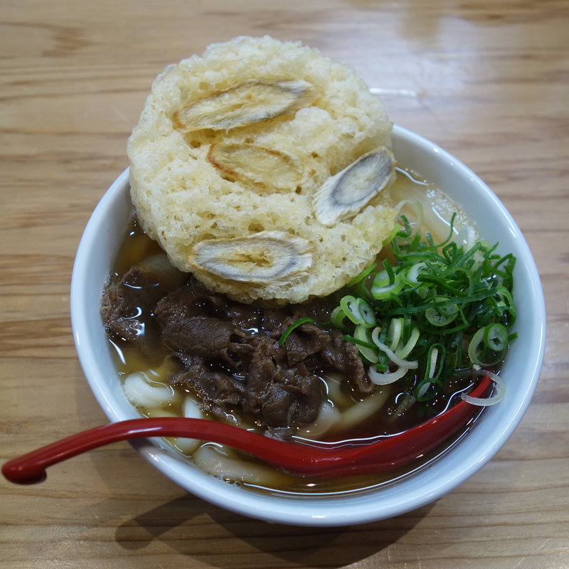 肉ごぼう天(因幡うどん 因幡工房店)