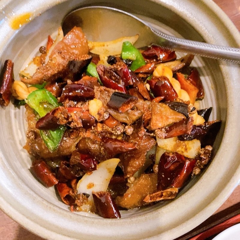 スパイシー特製ホルモン(老四川 楠木店 （ROSHISEN）)