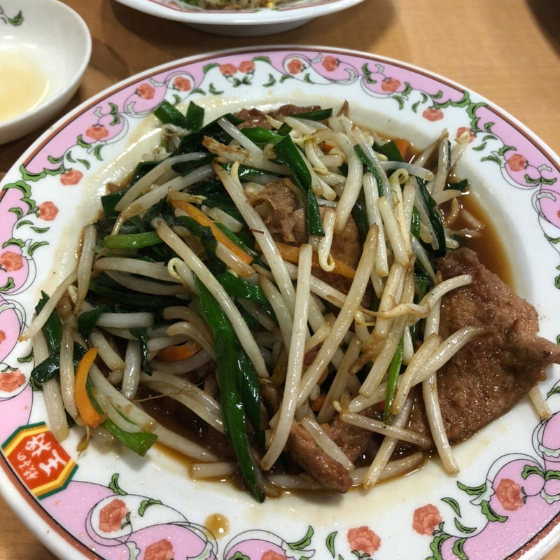ニラレバ 炒め(餃子の王将 八田寺店)