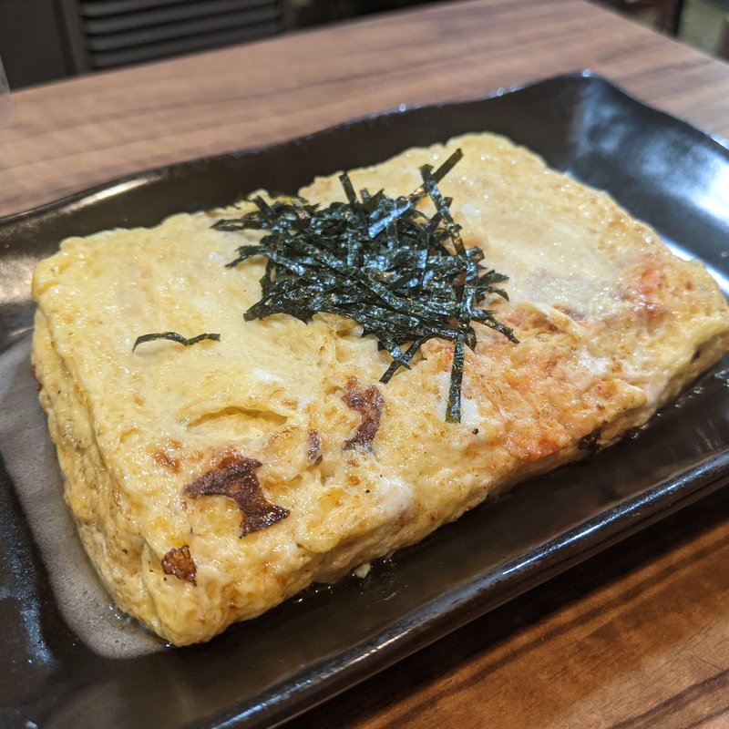 明太子だし巻(寿司居酒屋 一心 本町店)