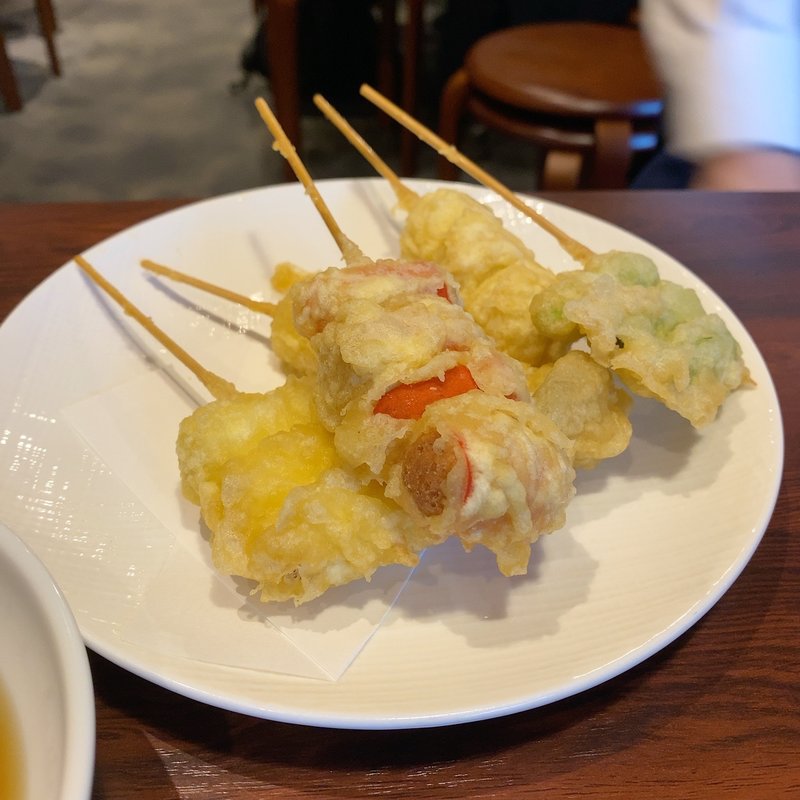 串天おまかせ5種盛り(信州そば処 そば茶屋 津店 )