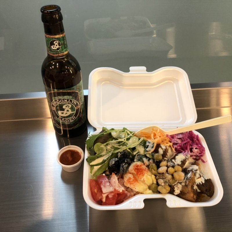 アソートベシタブルチキンオーバーライス(New  York  vendorz)