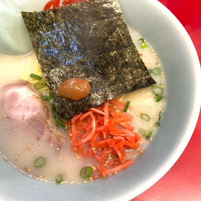 朝ラーメン＋紅生姜(ラーメン山岡家 南2条店)