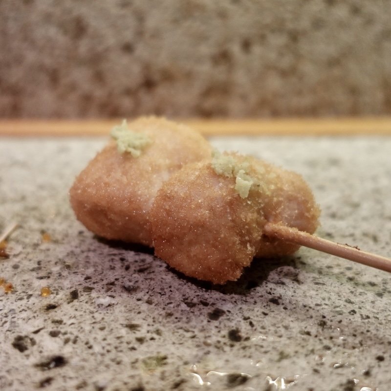 鳥ささみ山葵(串処小林)