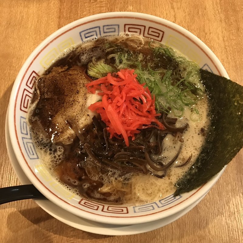 黒ラーメン(つけ麺中華そば 節 用賀店)