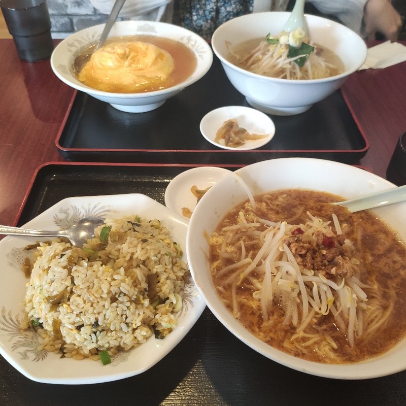 台湾ラーメンセット(華甲園 （カコウエン【旧店名】故郷）)