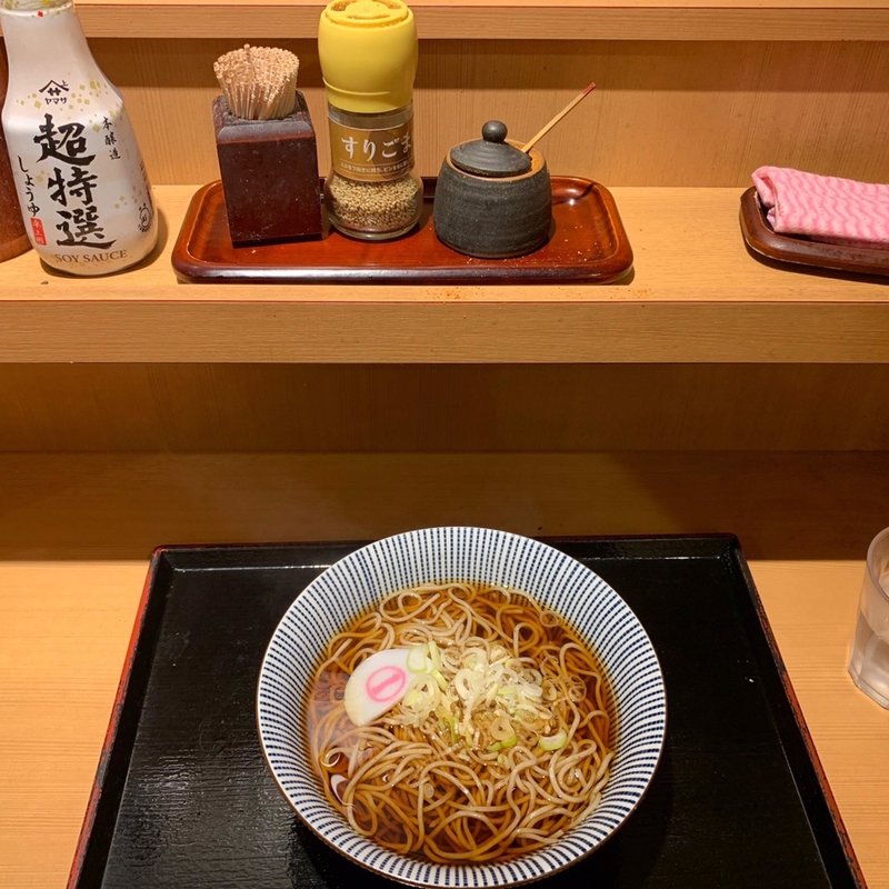 かけそば(そばいち 新宿店)