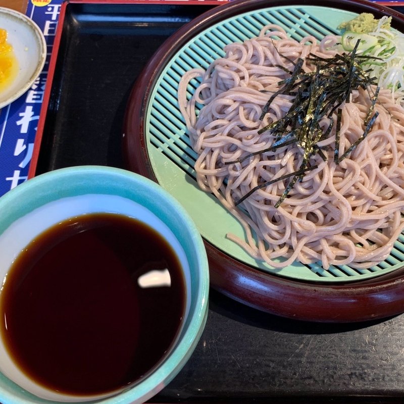 ざるそば(山田うどん食堂 亀井野店)