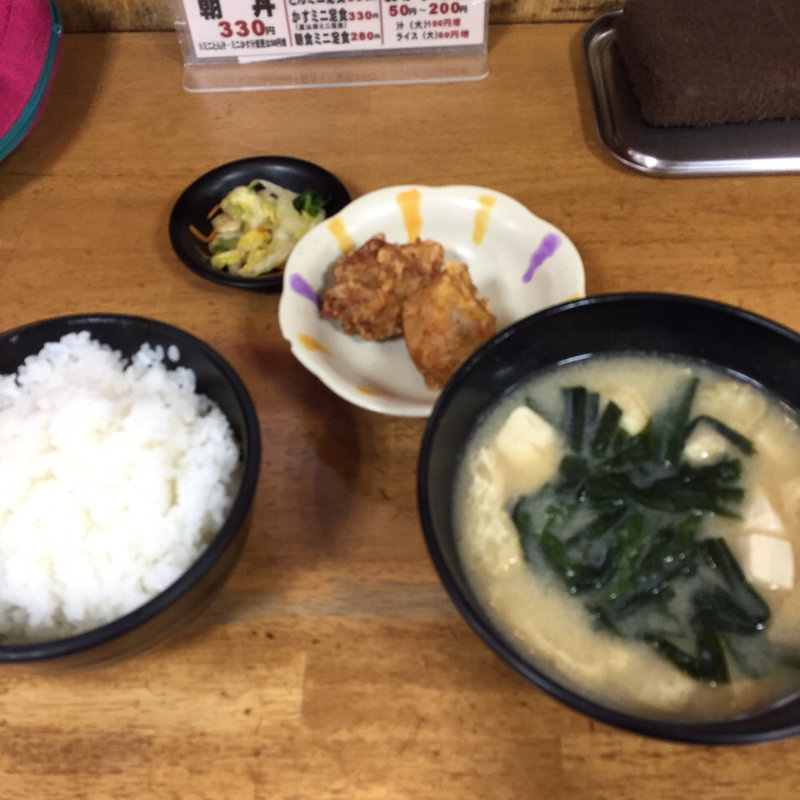 朝定食(十八番 本店 （ジュウハチバン）)