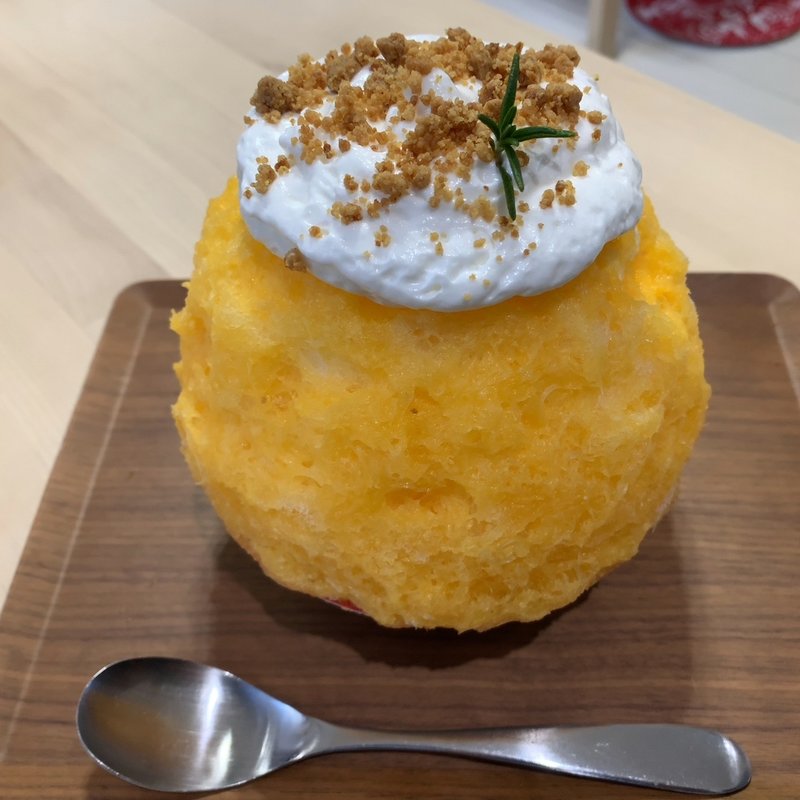 みかんレアチーズ八朔(かき氷専門店SANGO)