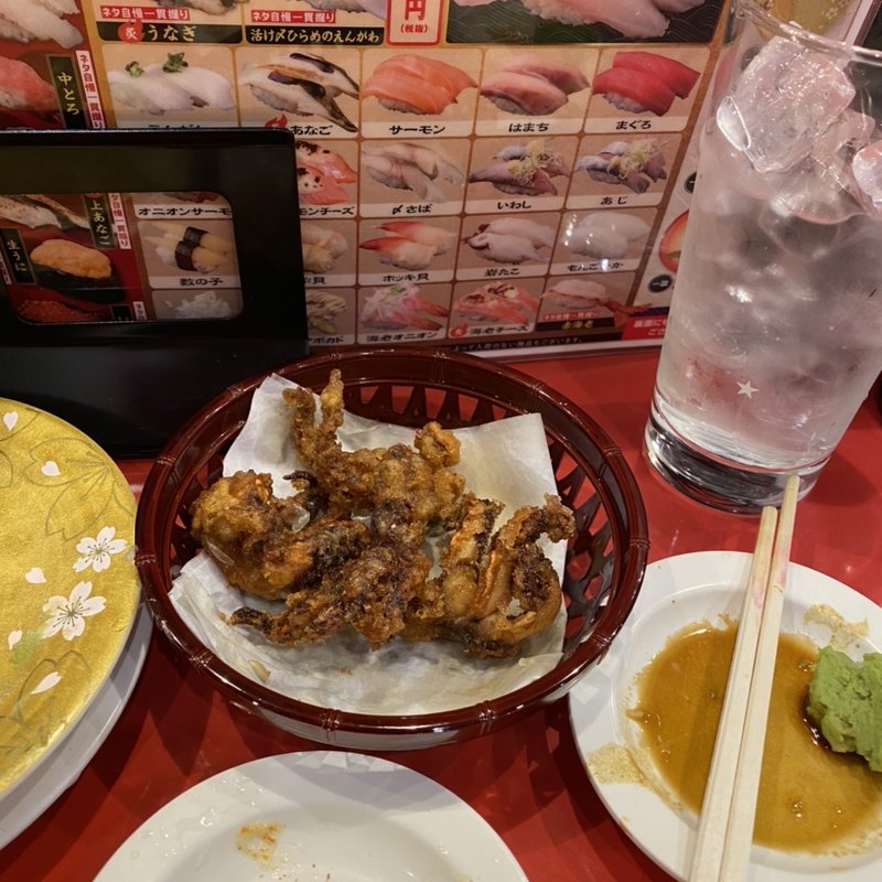 下足唐揚げ(回転寿司たいせい 八王子店 （【旧店名】平禄寿司）)