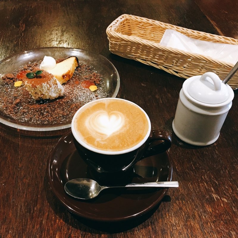 ドルチェセット、カプチーノ(PIZZA365)