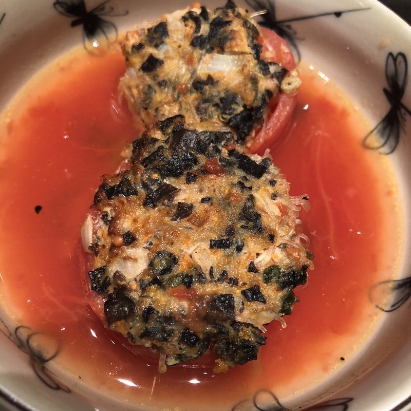 トマトの肉詰め(ベトナム料理 インドシナ )