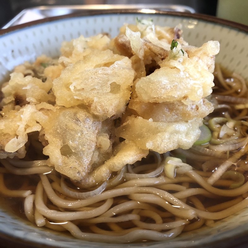 天ぷらそば(桜えび)(福そば )