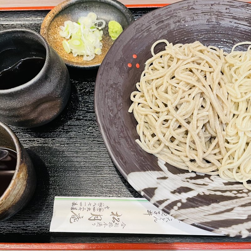 二色盛りそば(十割手打そば 三代目松月庵)