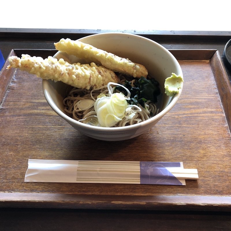 冷しかけそば＋ちくわ天(せね家 )