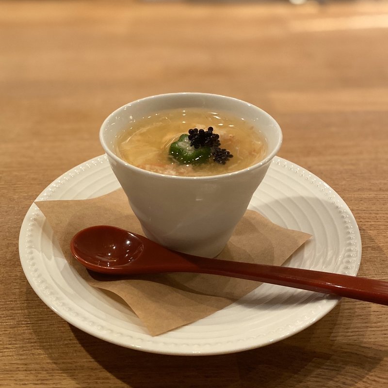 付けだし(自家製豆腐のかにあんかけ)(アイアン タイガー)