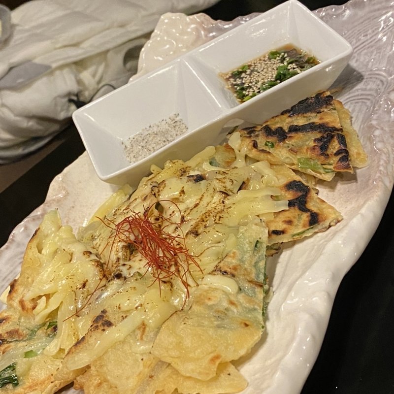 チーズチヂミ(島の猿)