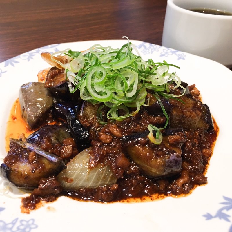 茄子と豚ひき肉のピリ辛炒め(バーミヤン 西宮今津店)