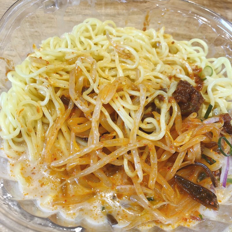 冷やし肉味噌担々麺(セブン-イレブン 台東浅草橋3丁目店)