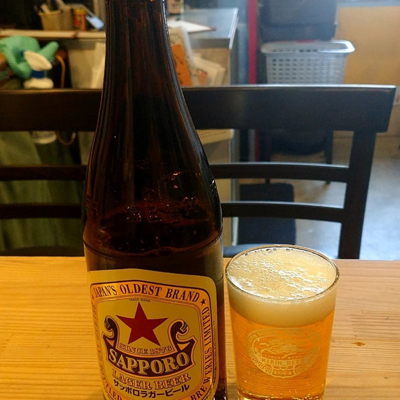 中ビン（赤星）(タコヤココ 下北沢店 （TACOYAcoco）)