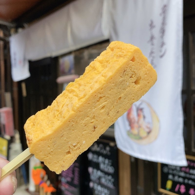 だし巻きたまご串(朝陽堂)