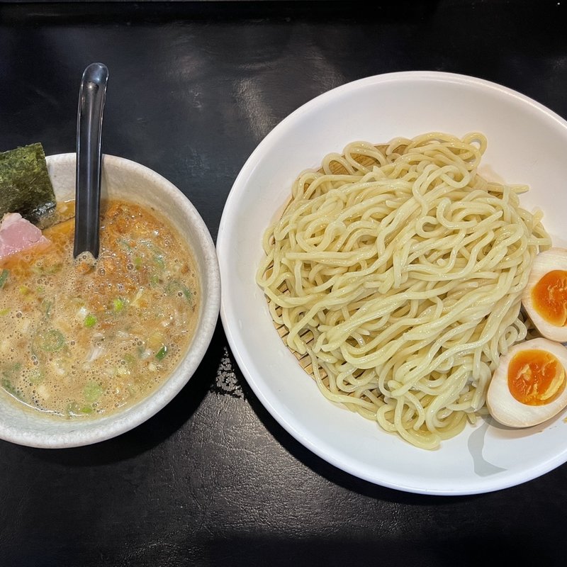 濃厚つけ麺　並　味玉入り(麺家八兵衛)