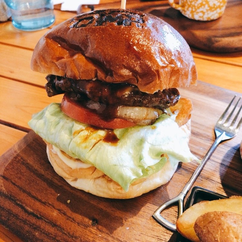 bbqチーズバーガーセット(Crafter's CAMP)