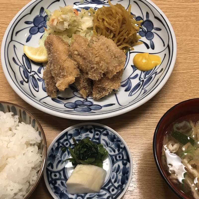 鰯フライ定食(中嶋)