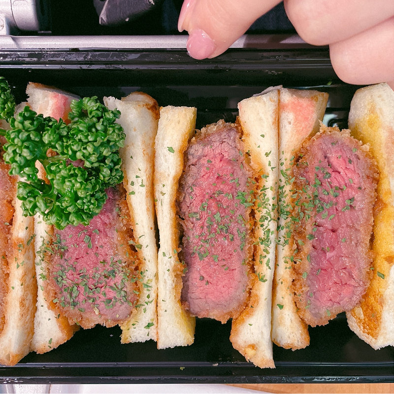 牛カツサンド(KATSUSHIKA)