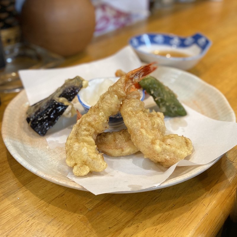 海老の天ぷら(さどおけさ )